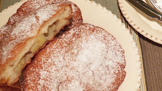 Banana Stuffed Fried Dough