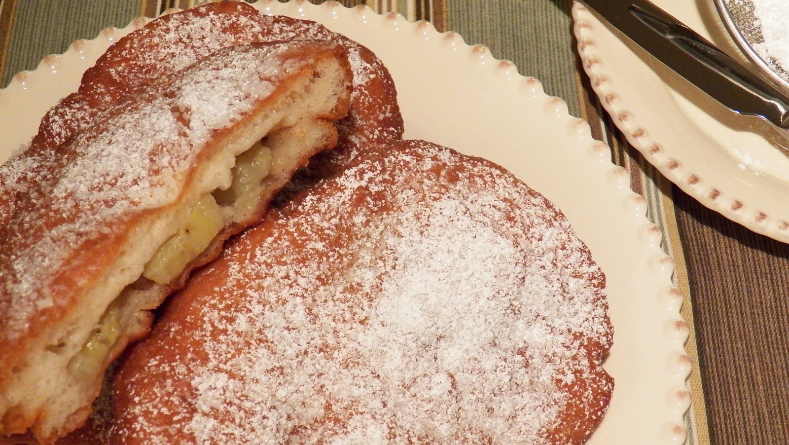 Banana Stuffed Fried Dough