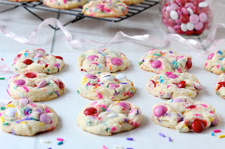 Funfetti M&M Cookies