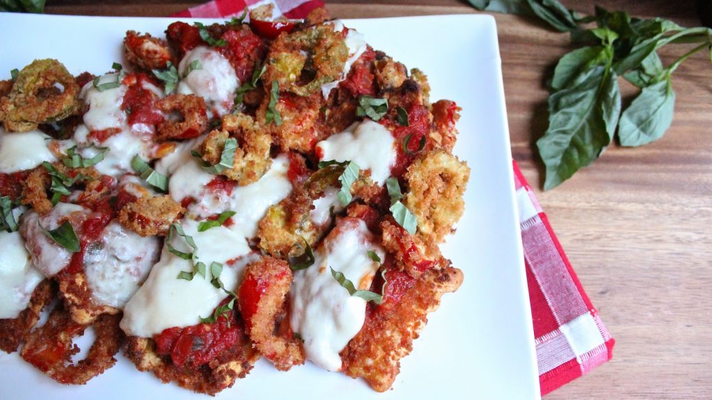 Fried Sausage Ravioli and Cherry Pepper Platter