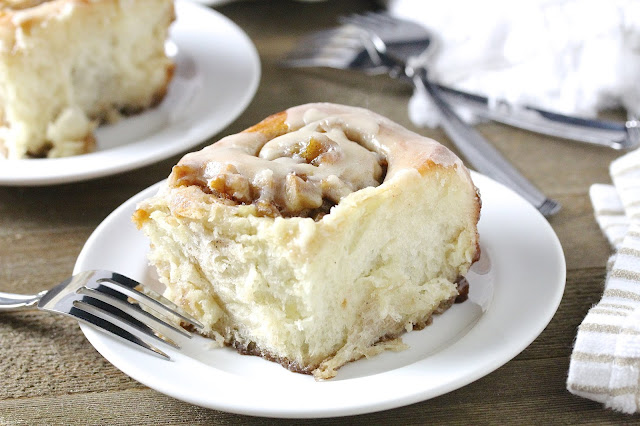 Apple Walnut Buns with Maple Brown Butter...