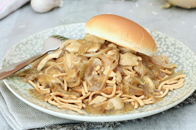 Chicken Chow Mein Sandwich