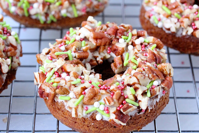 Gingerbread Donuts with Brown Butter Glaze