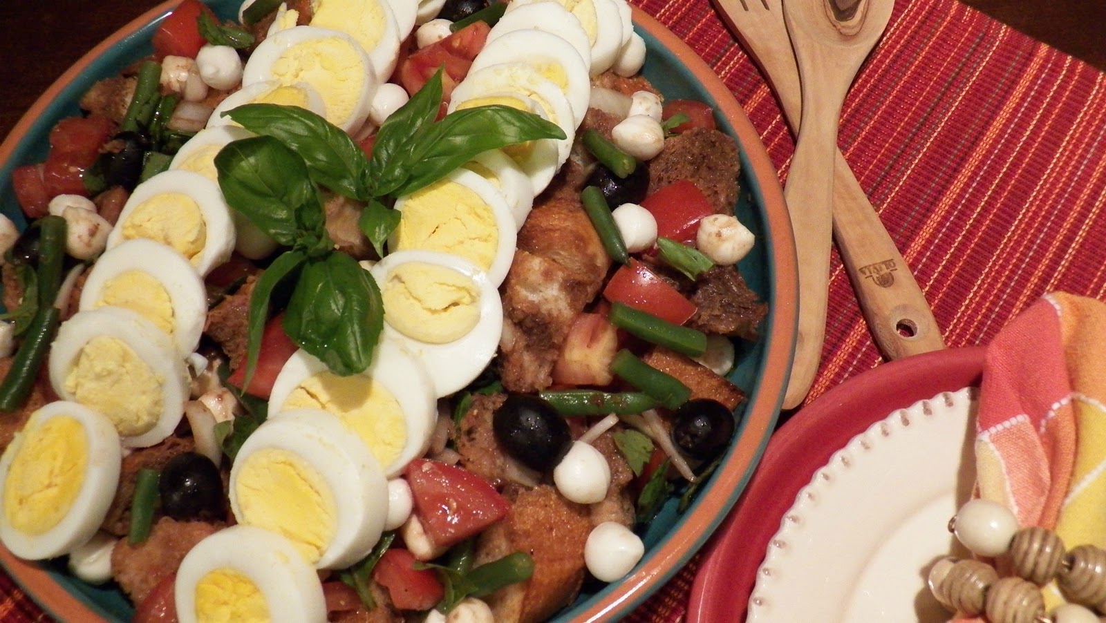 Egg Panzanella with Balsamic Dressing