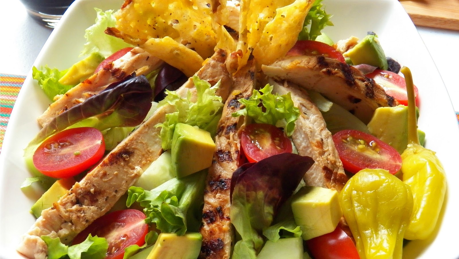 Grilled Chicken Salad with Balsamic Dressing