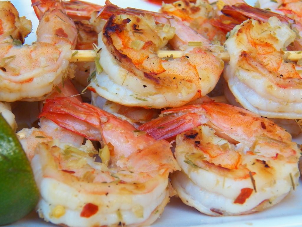 Grilled Lemongrass Shrimp