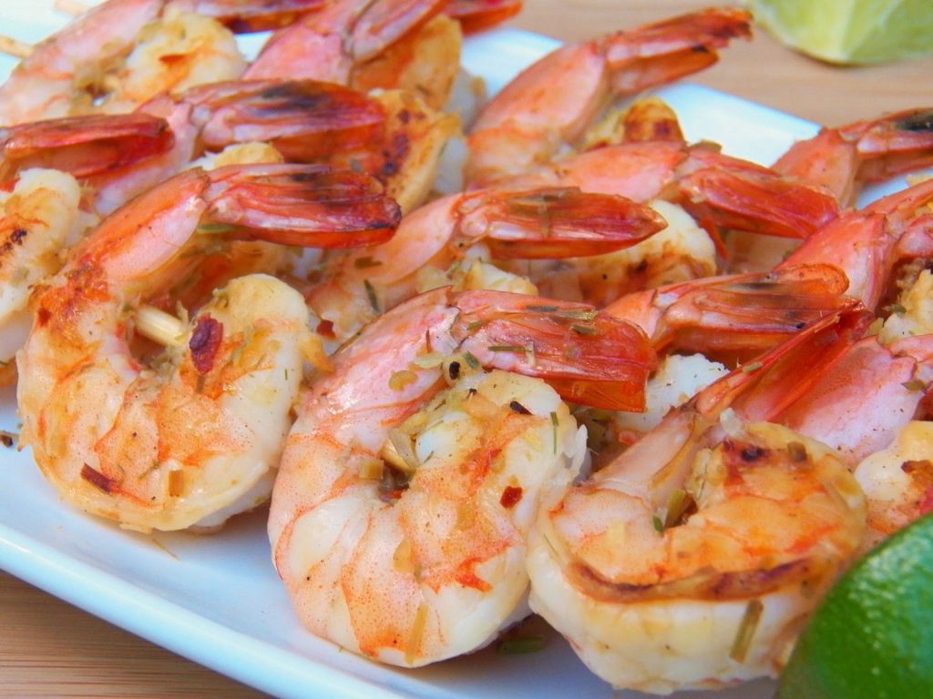 Grilled Lemongrass Shrimp