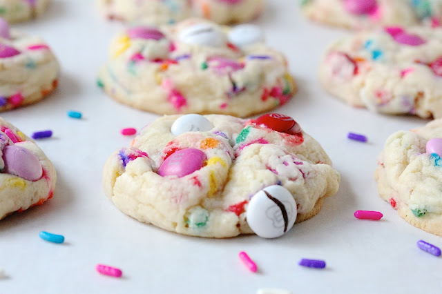 Funfetti M&M Cookies