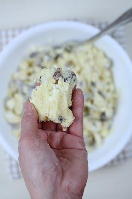 Small Batch Rum Raisin Coconut Scones