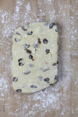 Small Batch Rum Raisin Coconut Scones