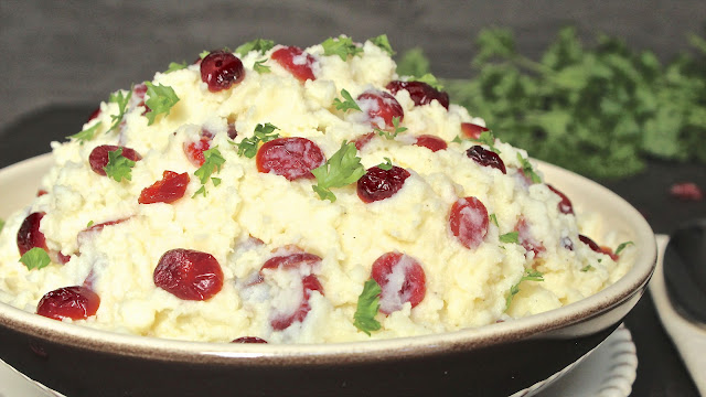 Cranberry Mashed Potatoes