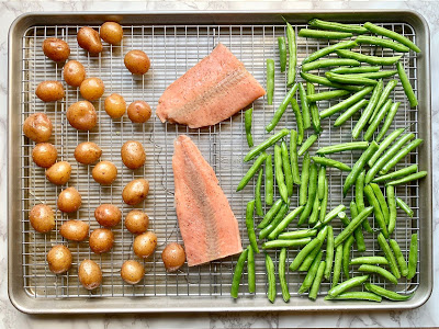 Salmon Potato and Green Bean Salad