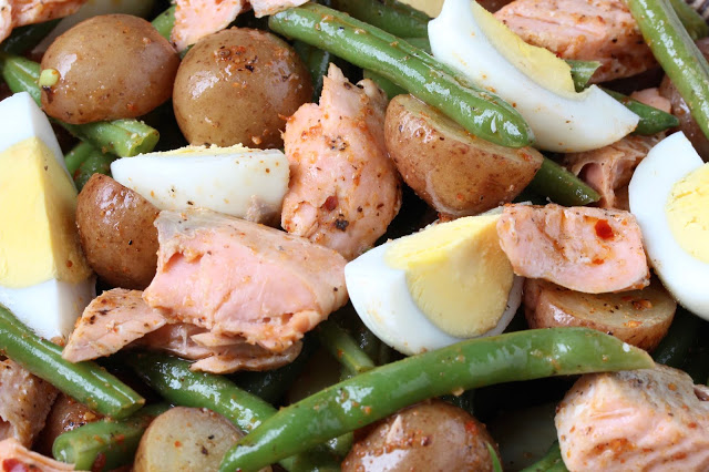 Salmon Potato and Green Bean Salad