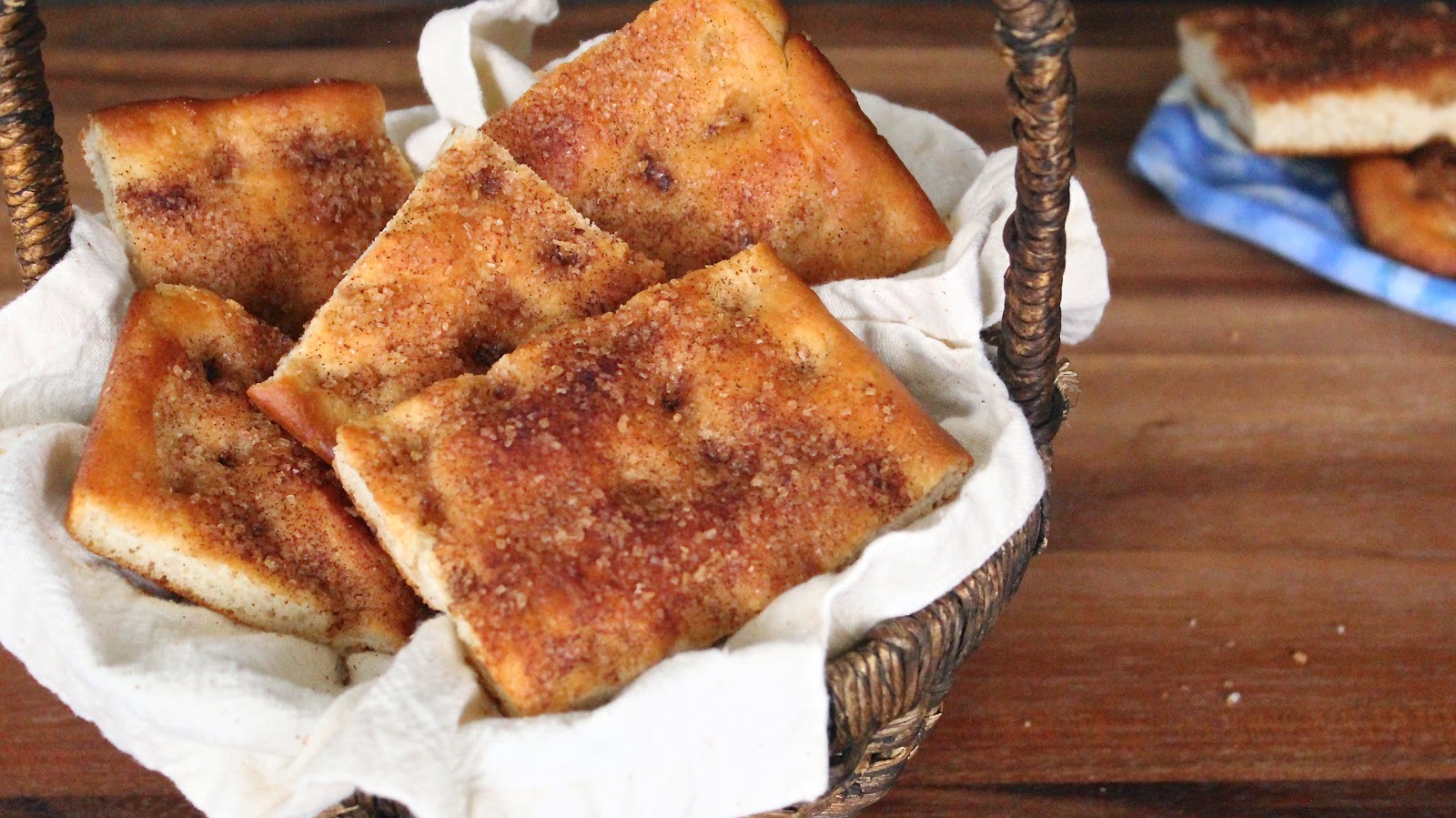 Quick Rise Cinnamon Sugar Focaccia