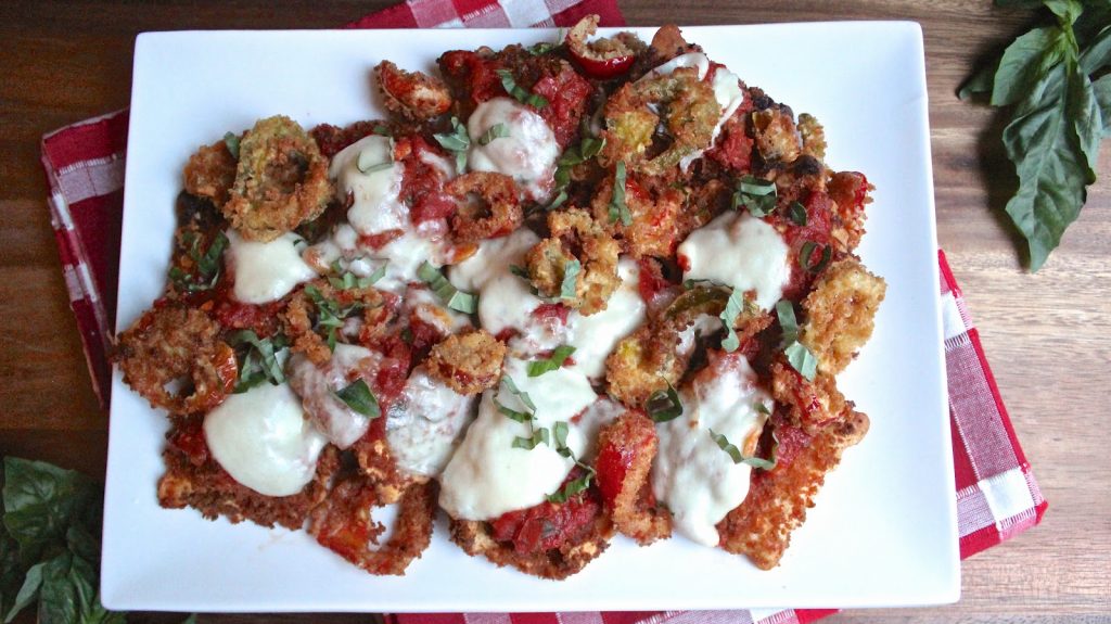 Fried Sausage Ravioli and Cherry Pepper Platter