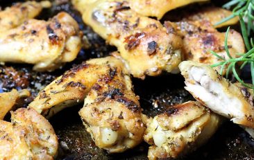 Rosemary Garlic Wings