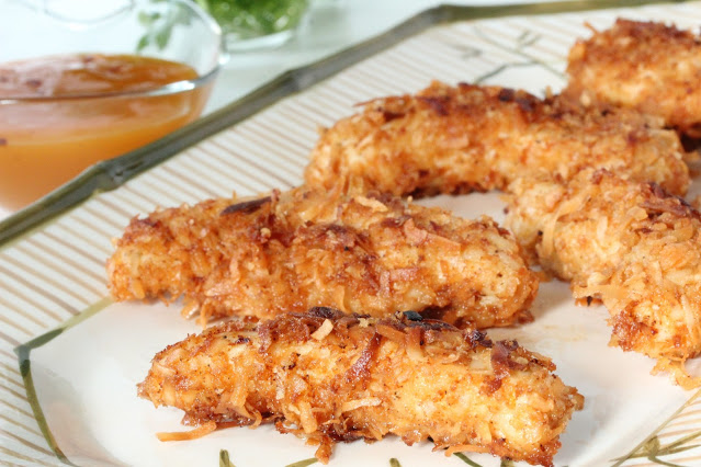 Coconut Chicken Tenders and Sauce | In Good Flavor