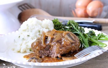 Beer-Braised Salisbury Steak