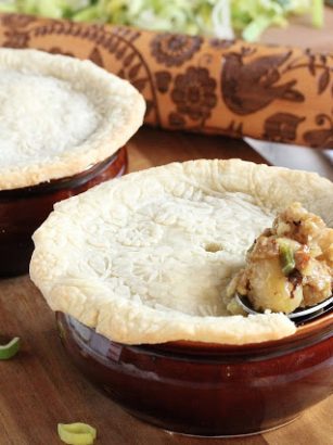 Sausage Gnocchi and Leek Mini Pot Pies