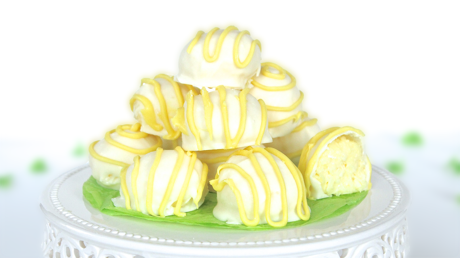Lemon Coconut Cheesecake Bites