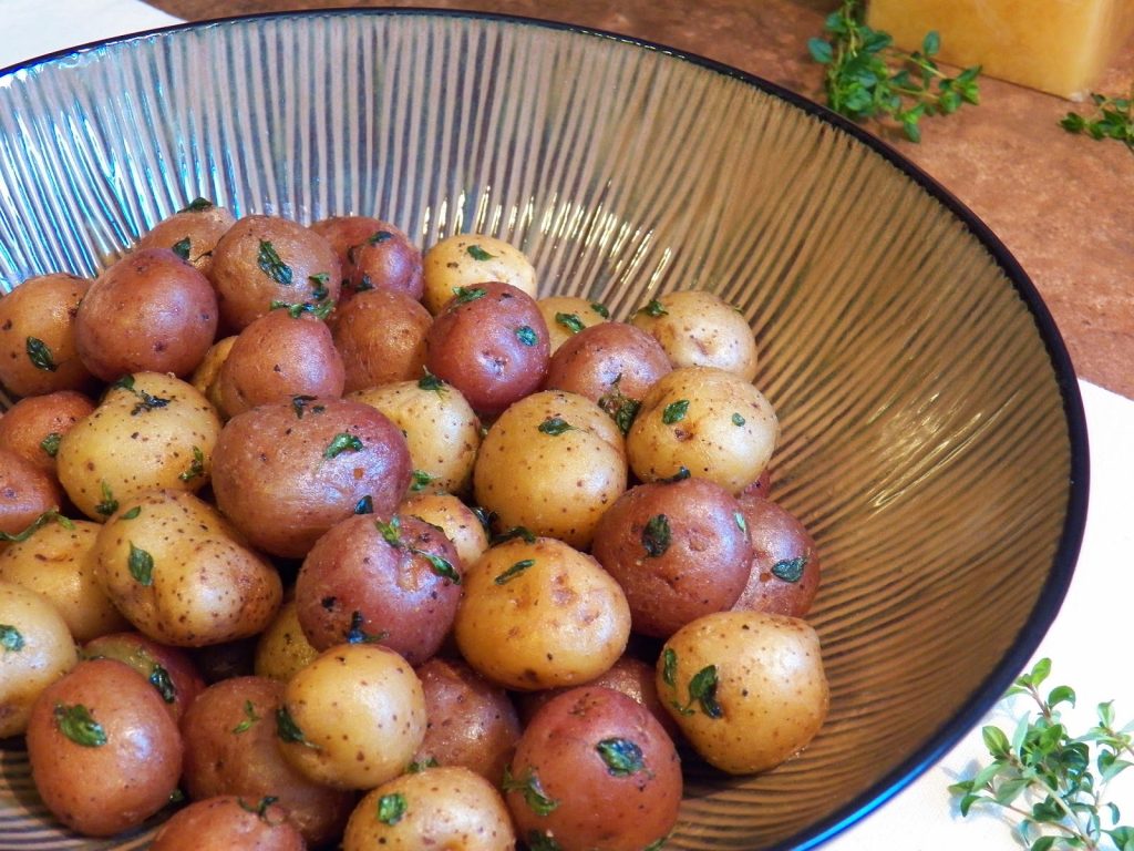 Thyme Baby Potatoes