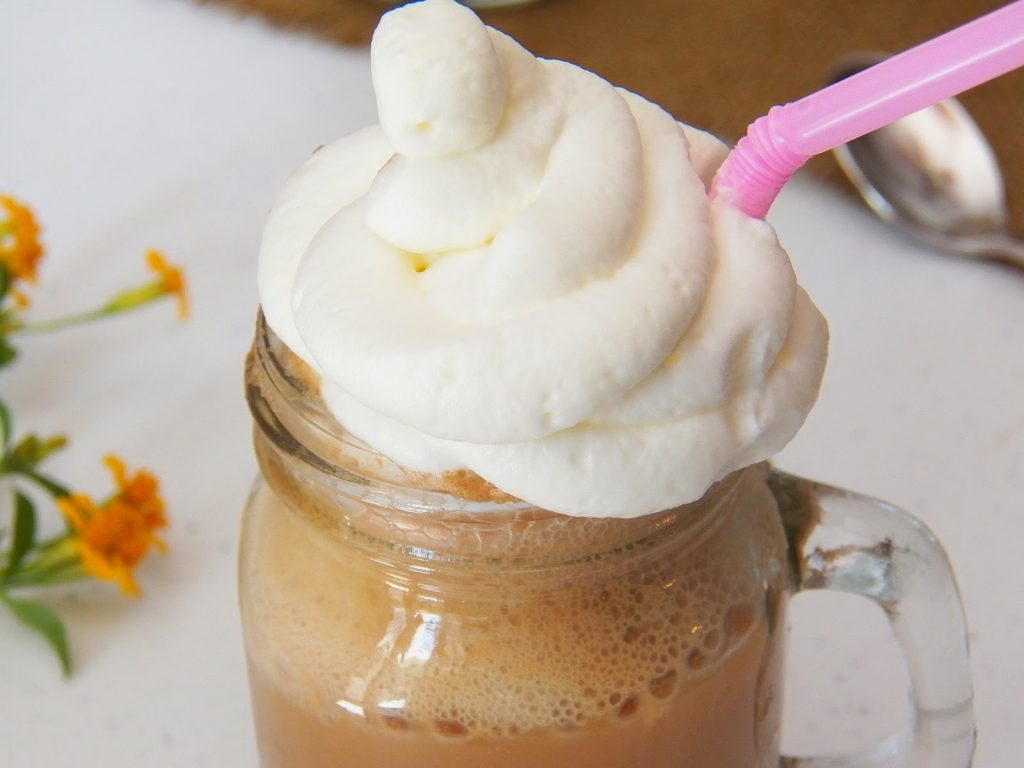 Caramel Vodka Root Beer Float Shooter