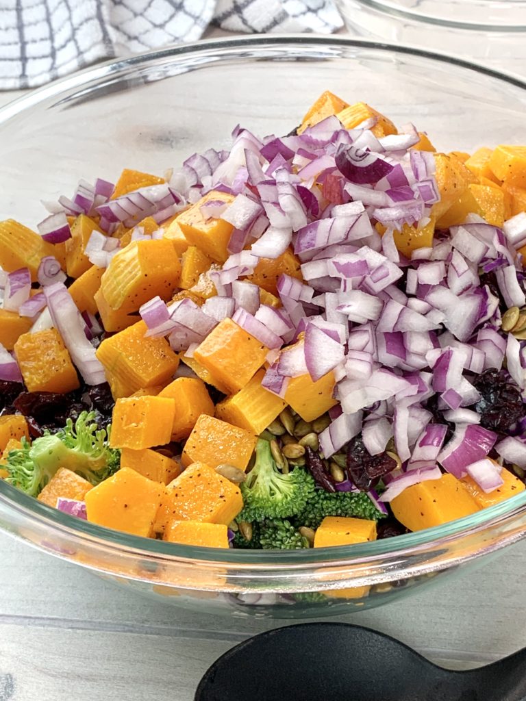 Broccoli and Roasted Butternut Salad