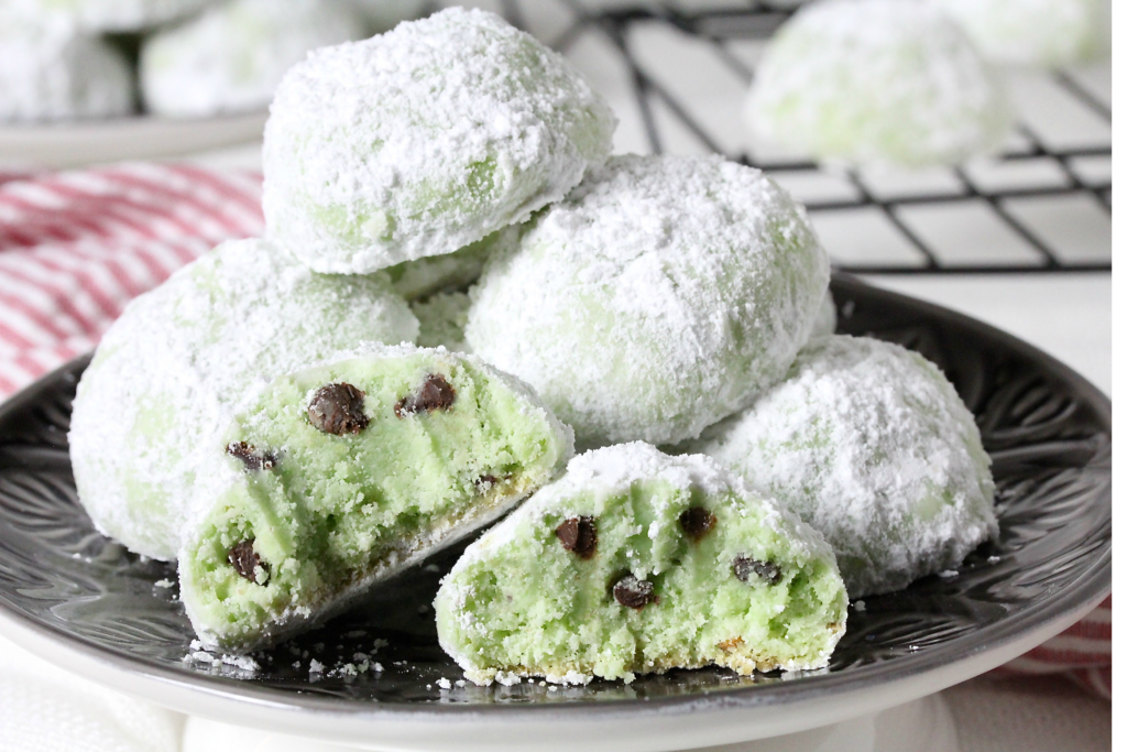 chocolate chip snowball cookies