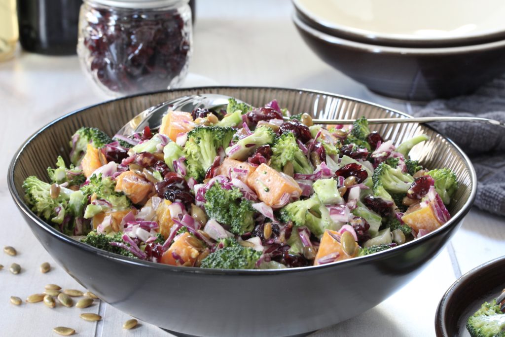 Broccoli and Roasted Butternut Salad