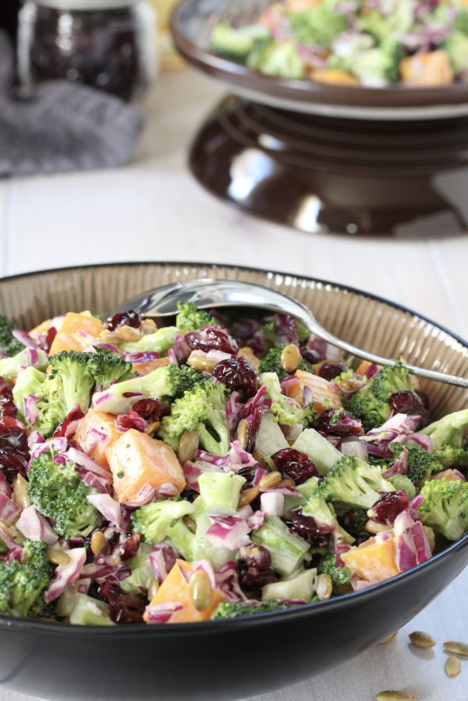 Broccoli and Roasted Butternut Salad