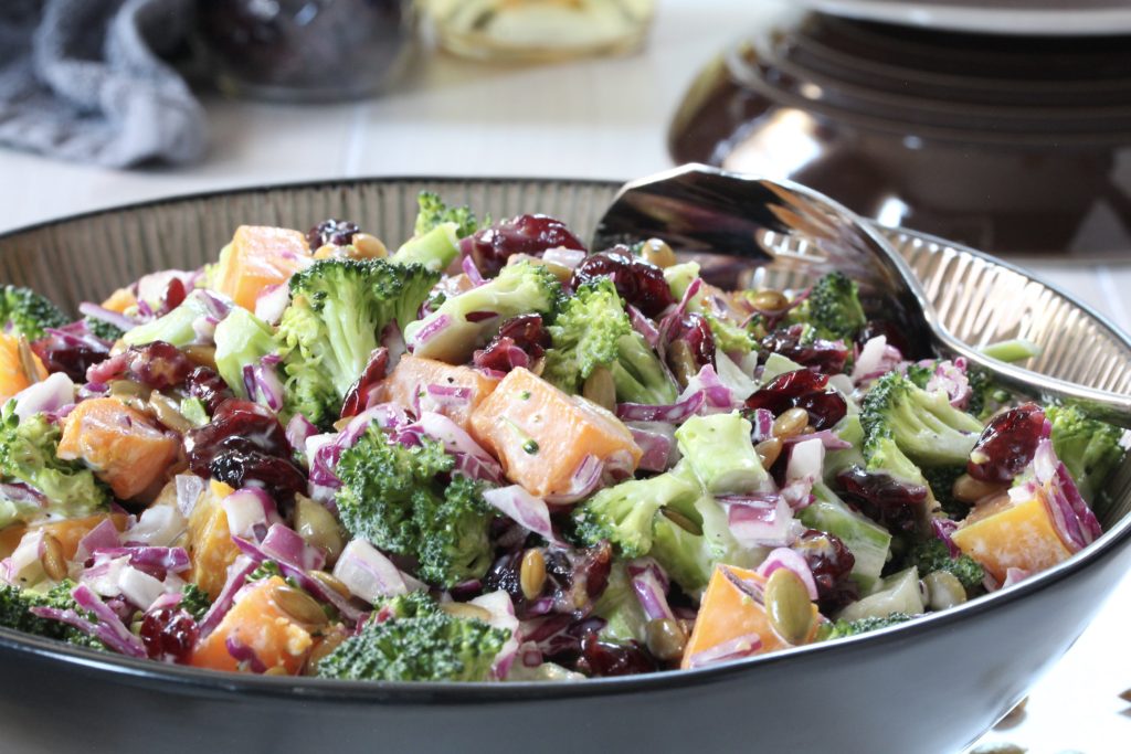 Broccoli and Roasted Butternut Salad