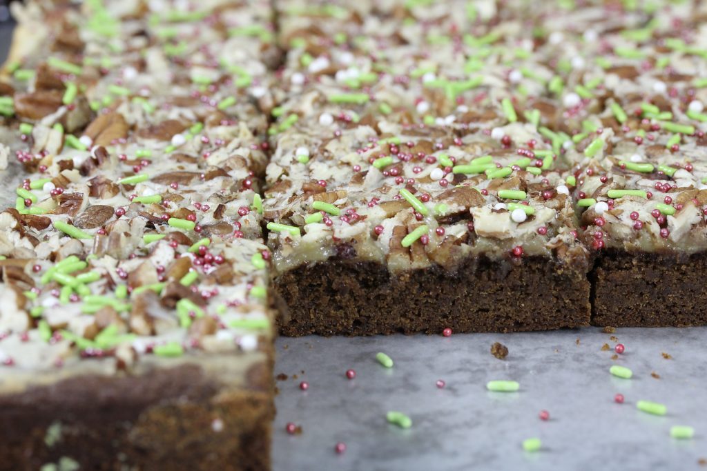 Gingerbread Pecan Bars