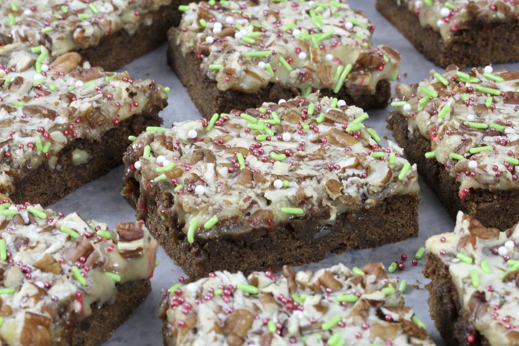 Gingerbread Pecan Bars