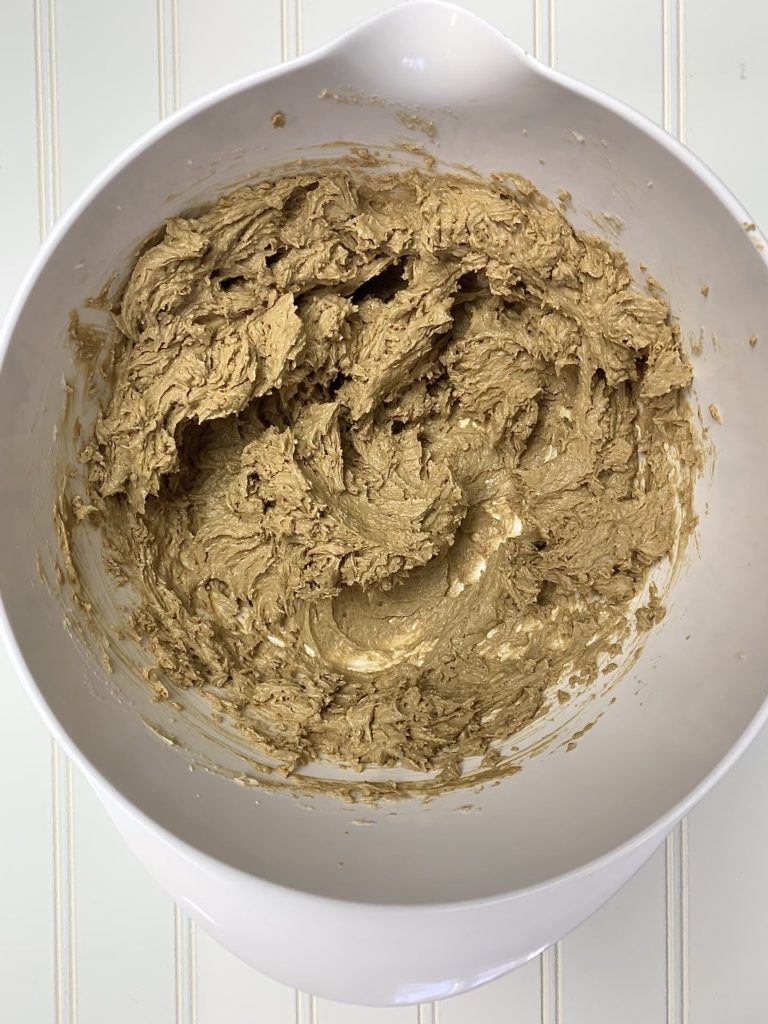 gingerbread batter being made