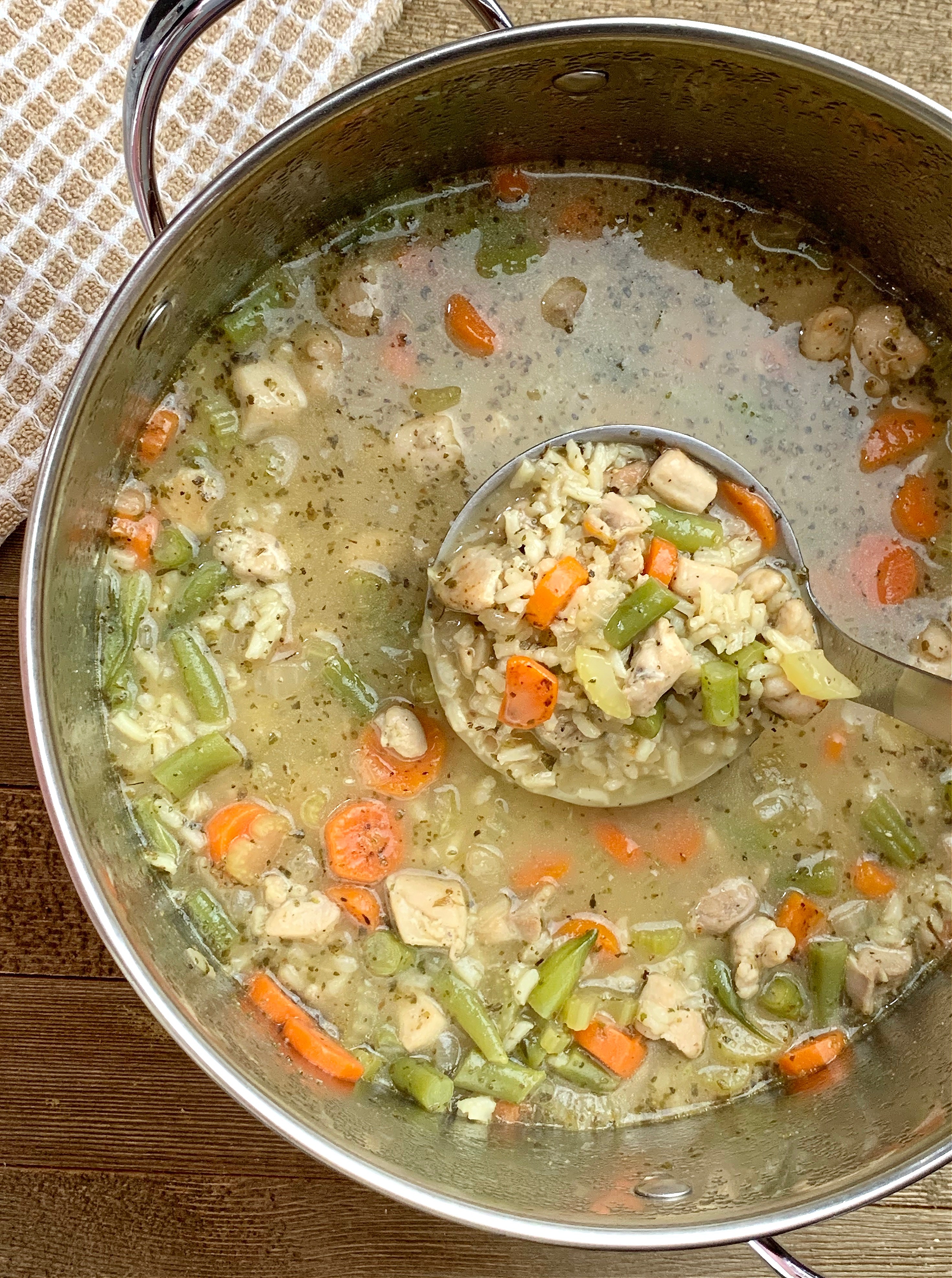 Chicken Vegetable and Rice Soup