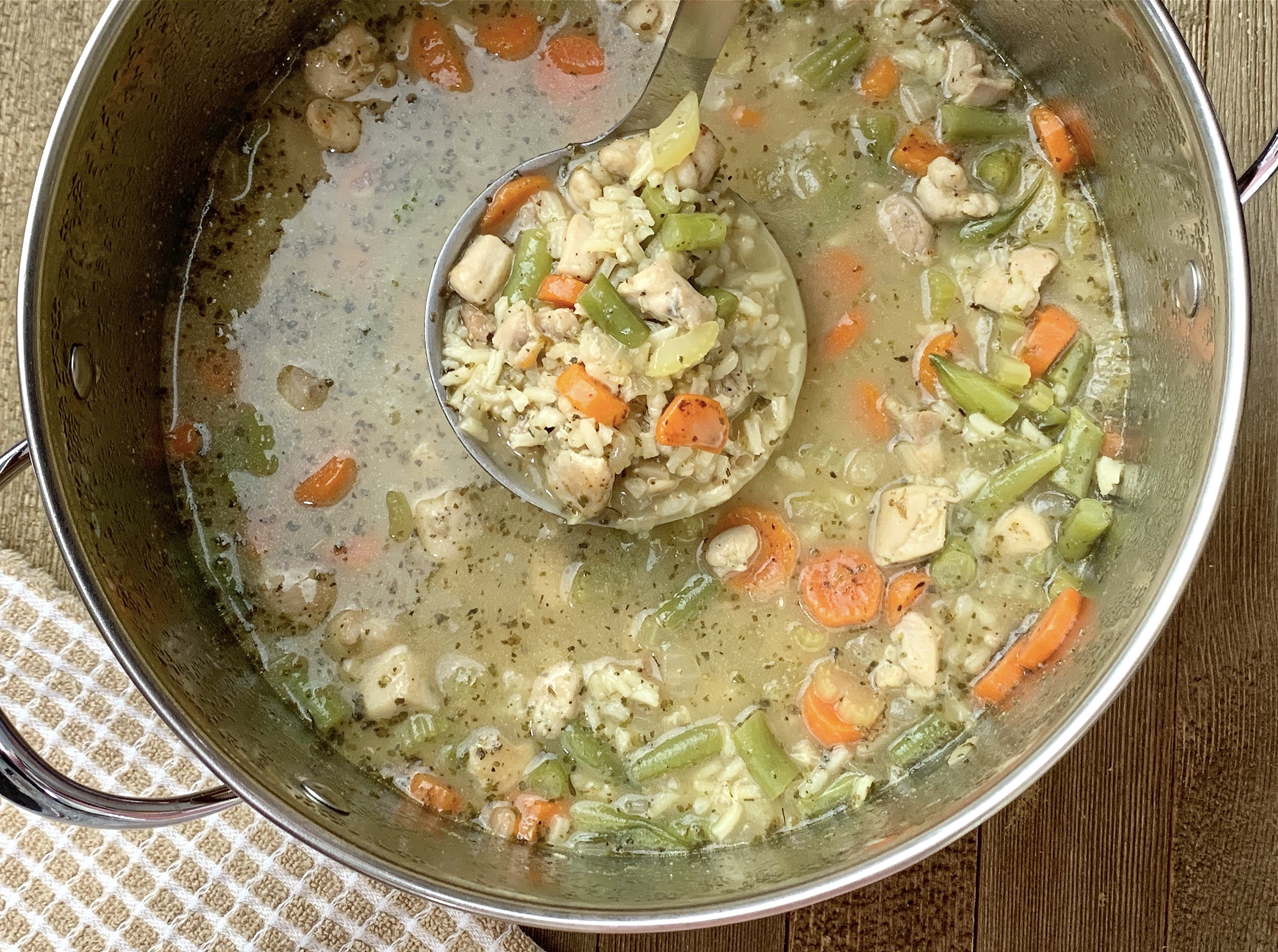 Chicken Vegetable and Rice Soup