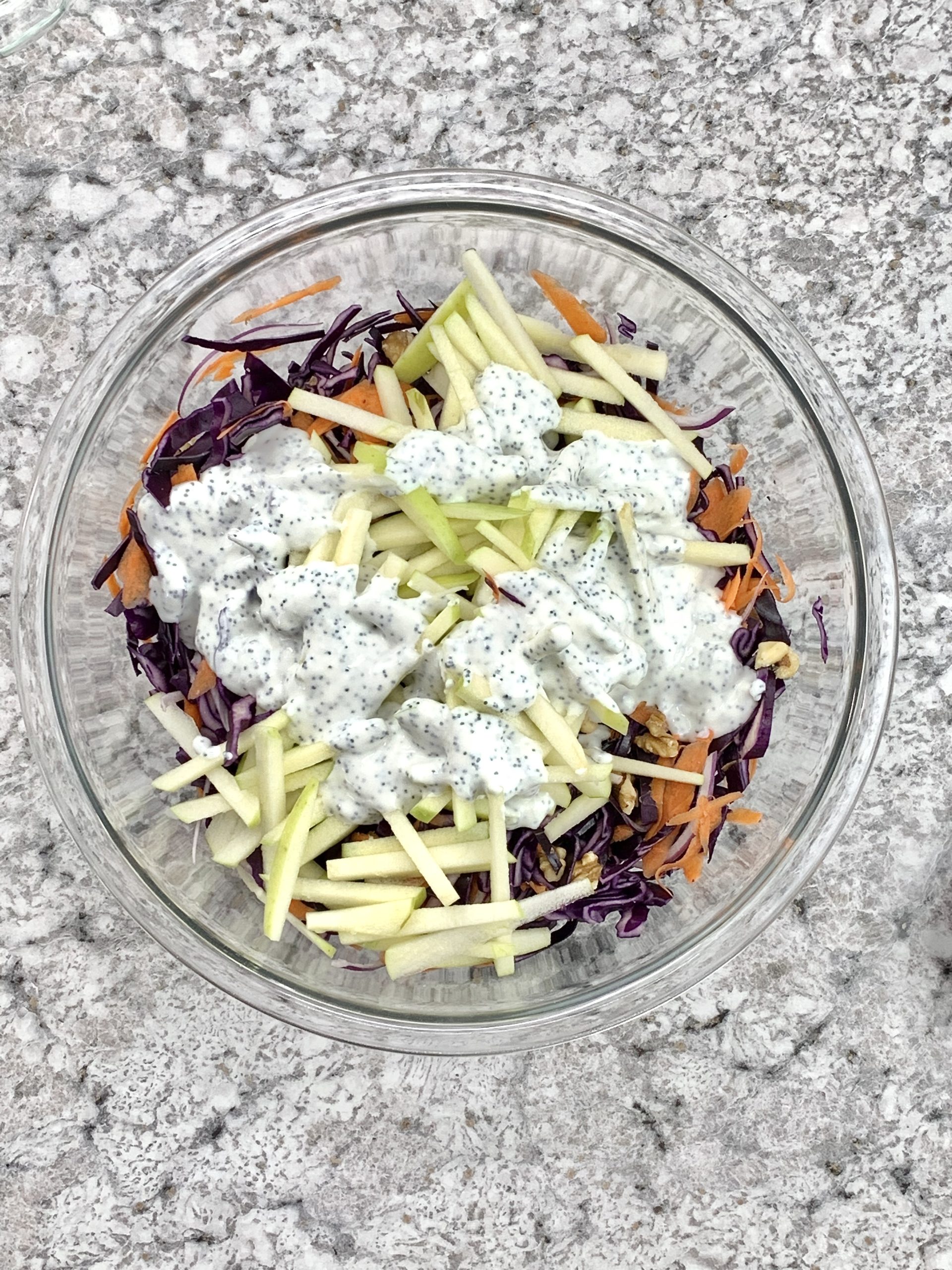 Red Cabbage and Apple Slaw