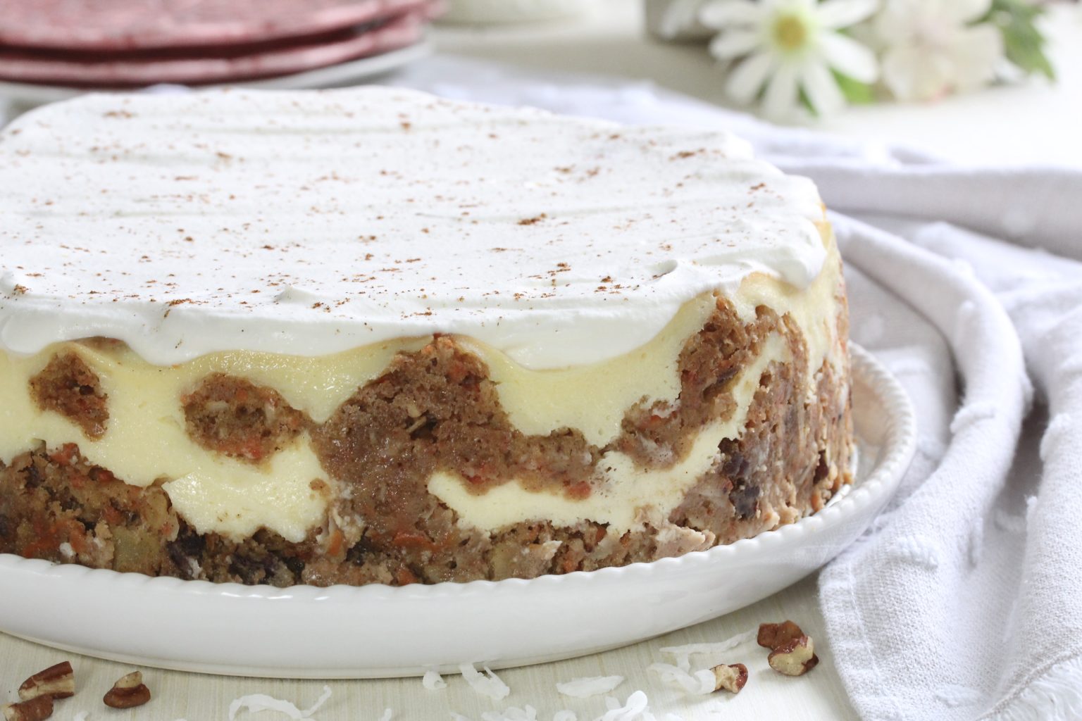 Carrot Cake Cheesecake (with Cake Mix)