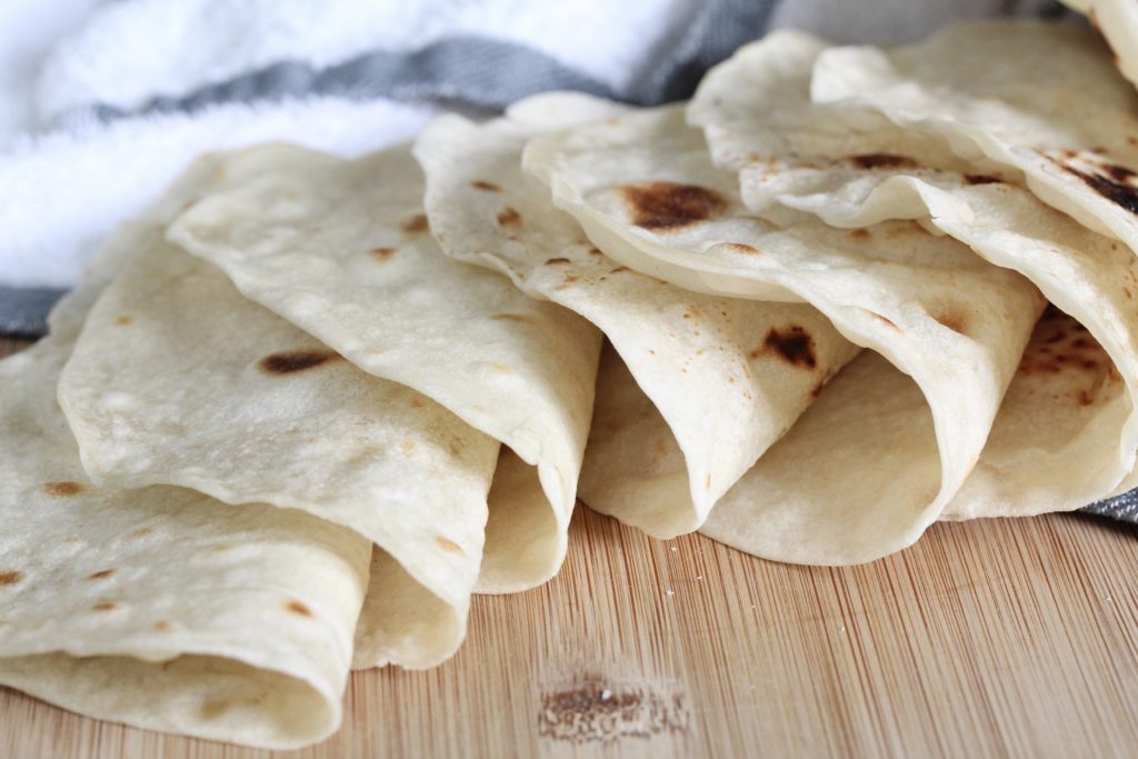 Soft Homemade Flour Tortillas