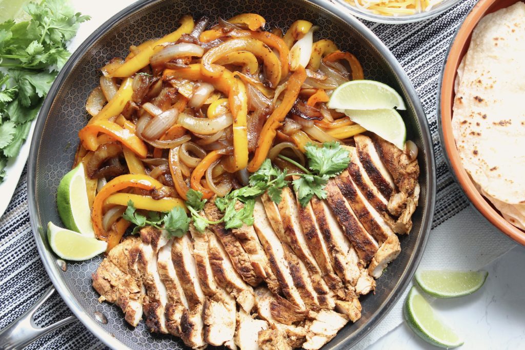 Easy Skillet Chicken Fajitas