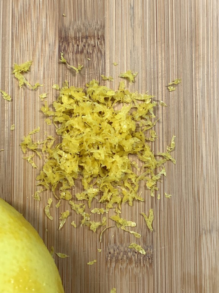 The Ultimate Lemon Skillet Cookie Dough Being Made