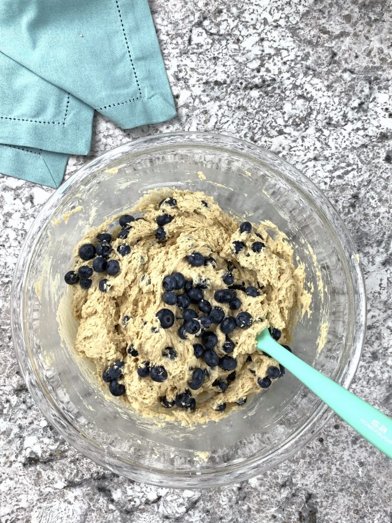 blueberry muffin batter ingredients