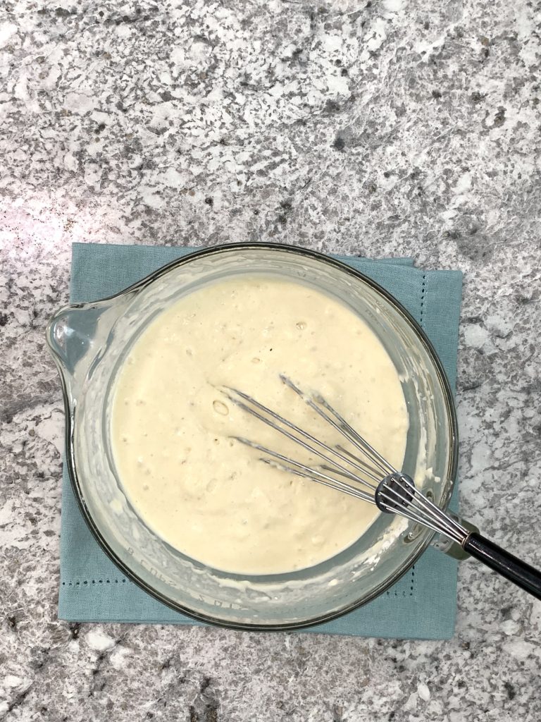 Making Diner Style Pancake Batter