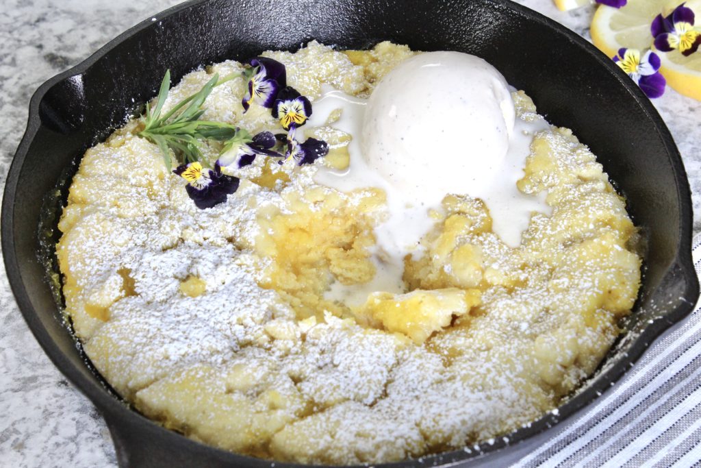 The Ultimate Lemon Skillet Cookie