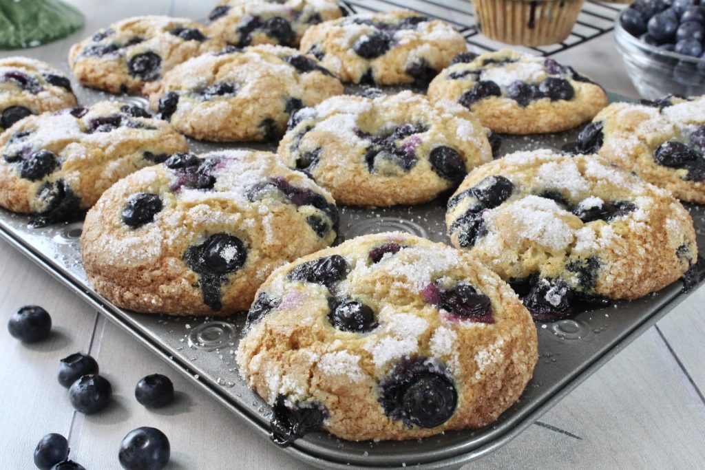Muffin Top Blueberry Muffins