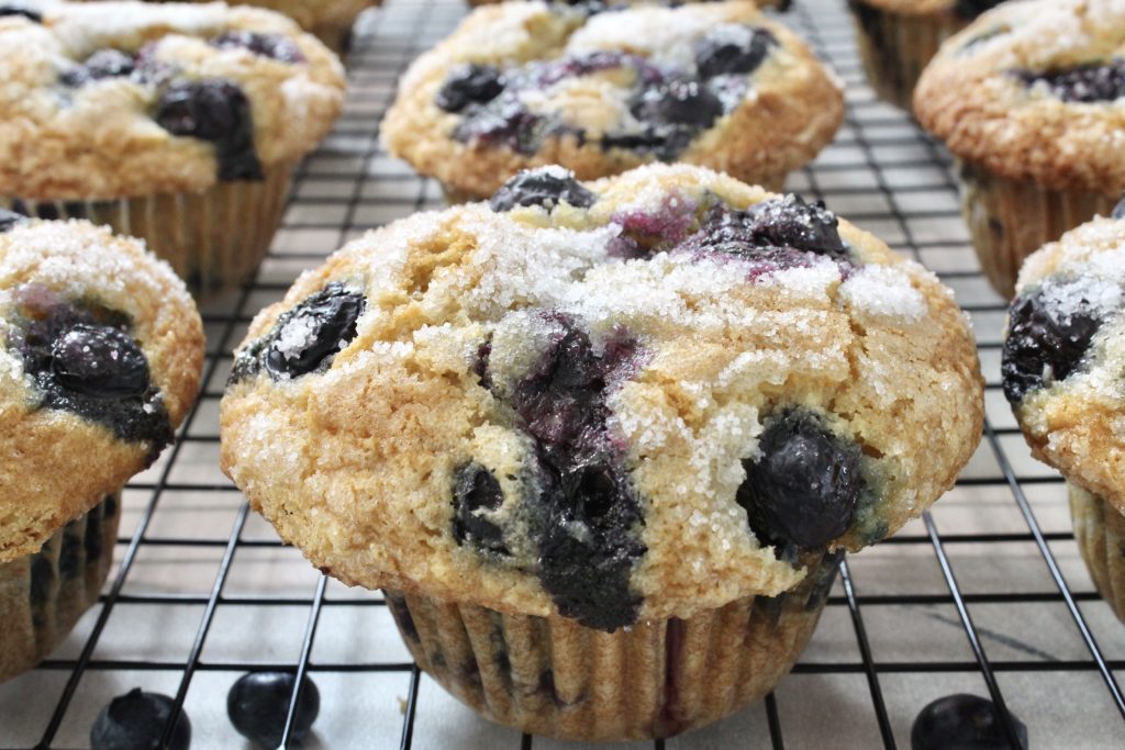 Muffin Top Blueberry Muffins