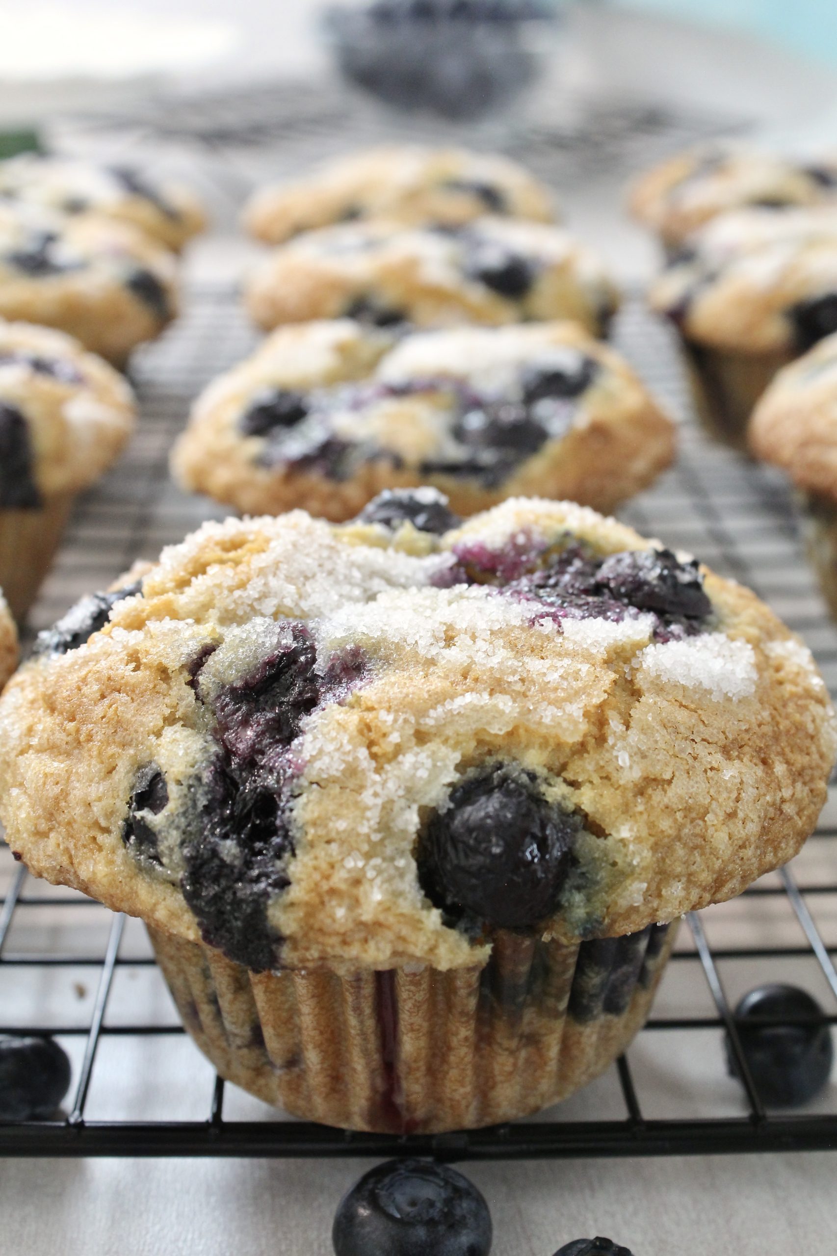 Muffin Top Blueberry Muffins | In Good Flavor