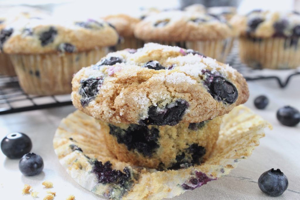 Muffin Top Blueberry Muffins