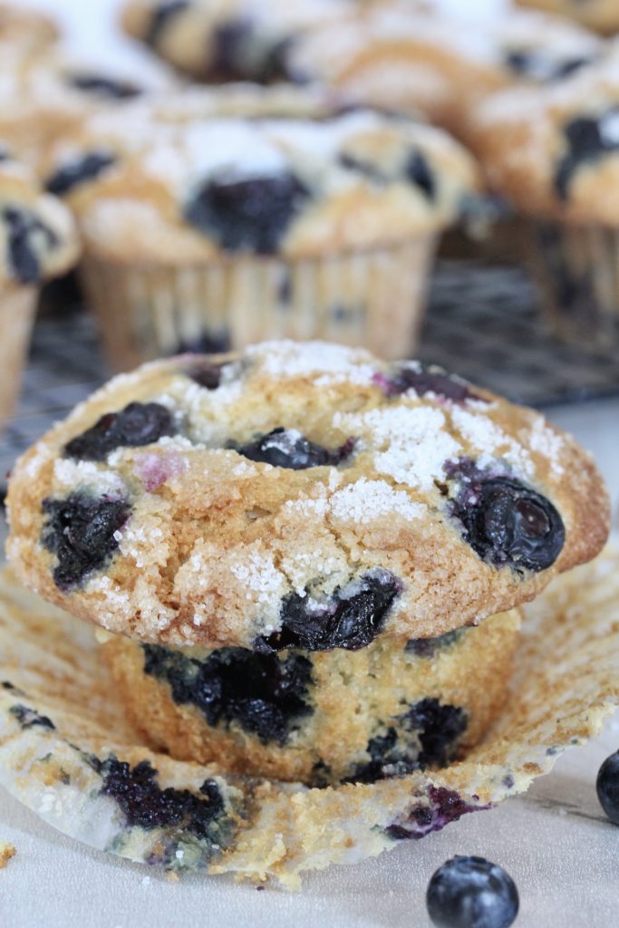 Muffin Top Blueberry Muffins | In Good Flavor