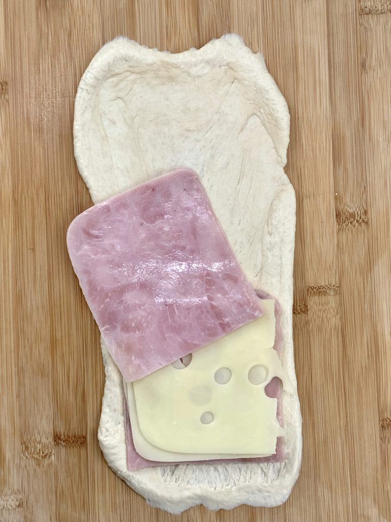 Ham and Cheese Pretzel Pockets